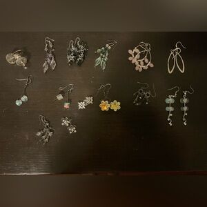 Various hook earrings